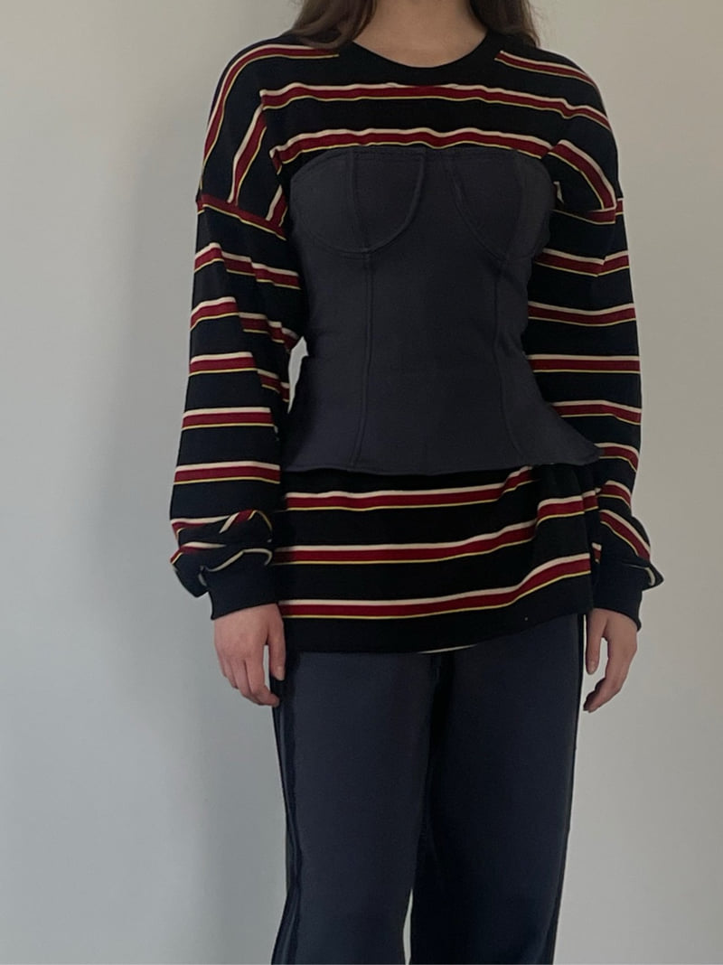 Another Avenue - Korean Women Fashion - #vintagekidsstyle - Line Tube Top - 11