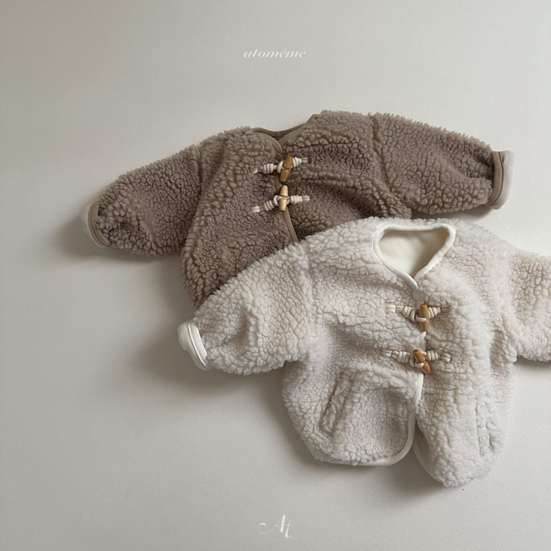 Atomeme - Korean Baby Fashion - #babyboutiqueclothing - Fluffy Jacket - 8