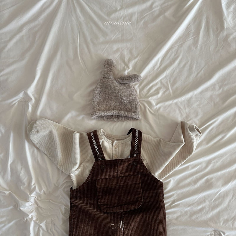 Atomeme - Korean Baby Fashion - #babyfashion - Point Corduroy Overall - 11