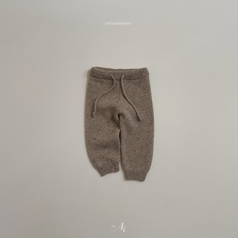 Atomeme - Korean Baby Fashion - #babyoninstagram - Winter Knit Pants - 6