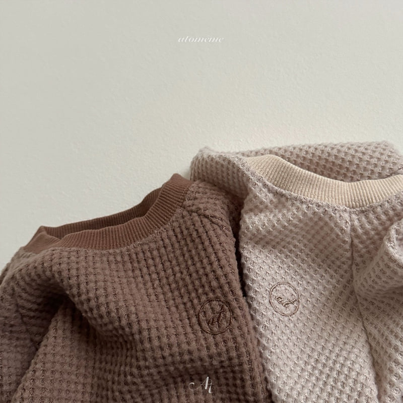Atomeme - Korean Baby Fashion - #babyootd - Ato Waffle Sweatshirt - 9