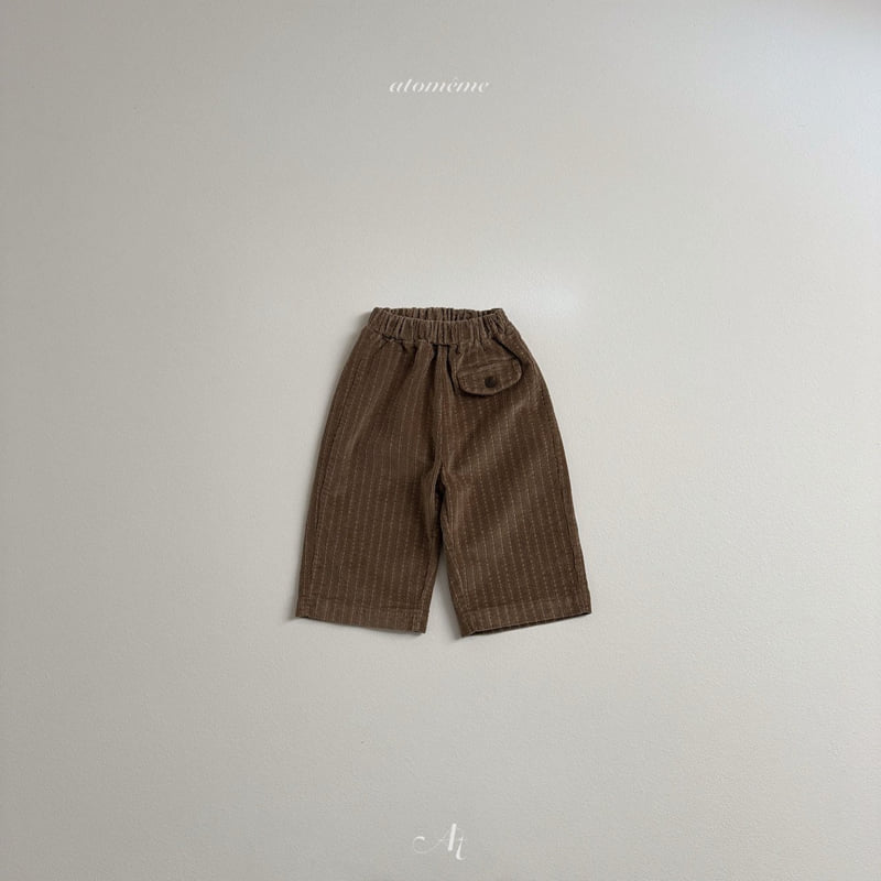 Atomeme - Korean Baby Fashion - #onlinebabyboutique - Roy Button Pants - 7