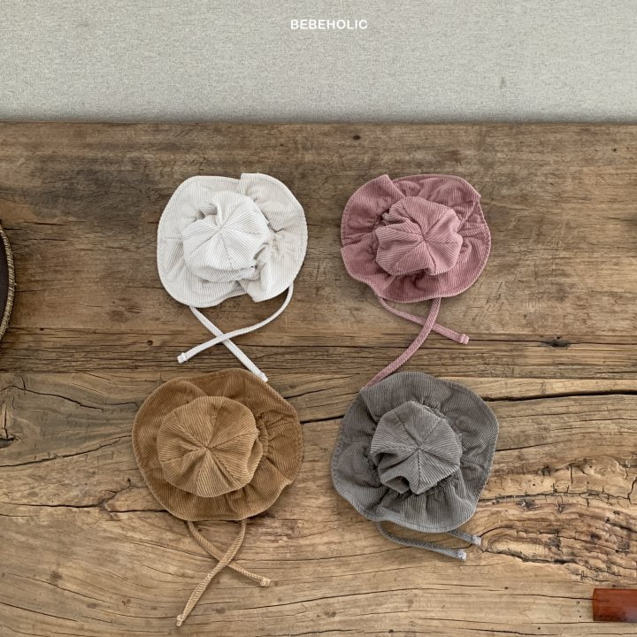 Bebe Holic - Korean Baby Fashion - #babyootd - Corduroy Fleeced Bucket Hat