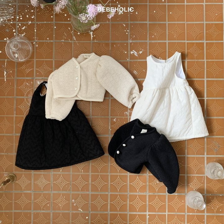 Bebe Holic - Korean Baby Fashion - #babyoutfit - Lace Bonding Cardigan - 10