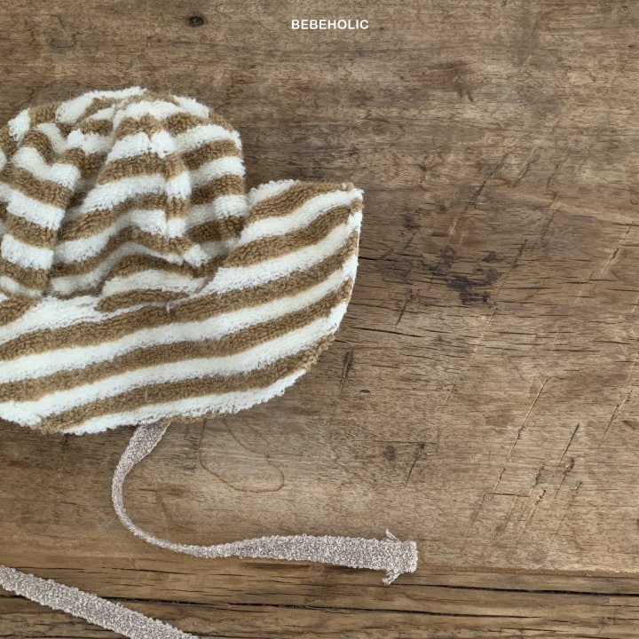 Bebe Holic - Korean Baby Fashion - #babywear - Terry Stripe Bucket Hat - 5