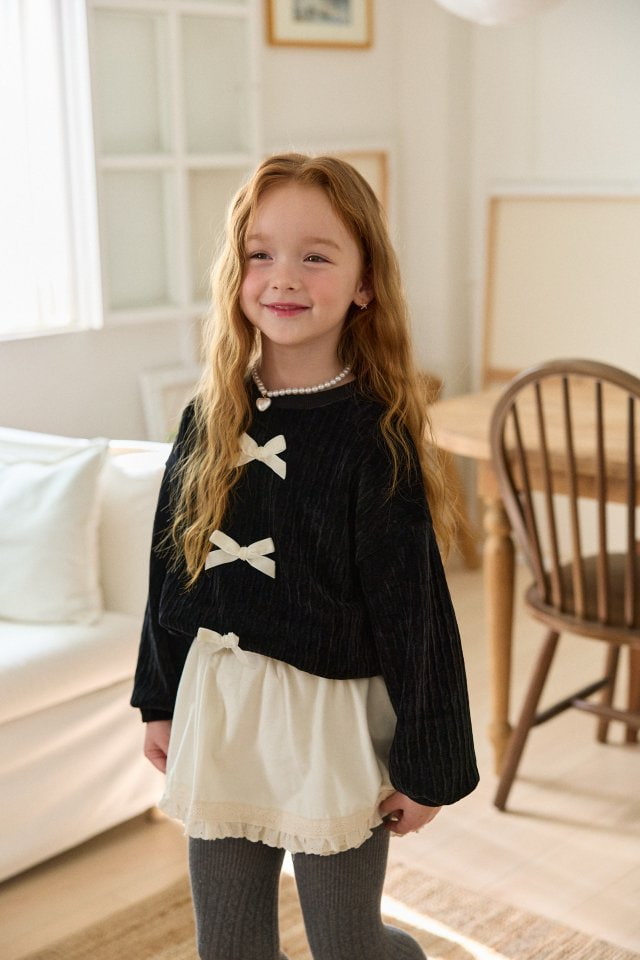 Berry Berry - Korean Children Fashion - #discoveringself - Velvet Sweatshirts - 3
