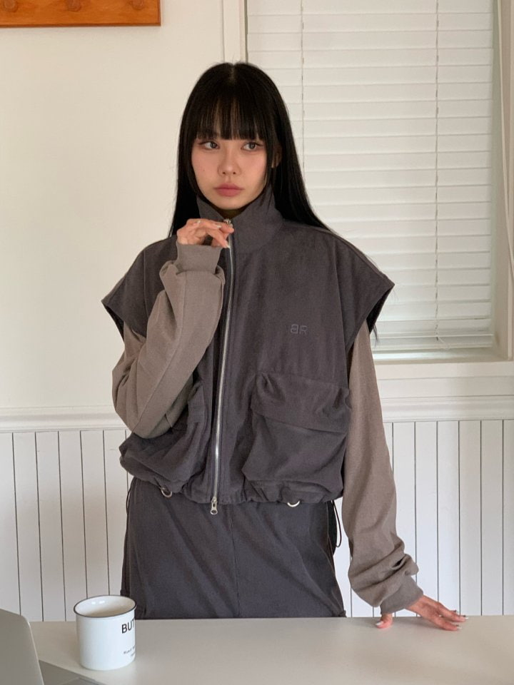 Bricklane - Korean Women Fashion - #momslook - Corduroy Vest - 11