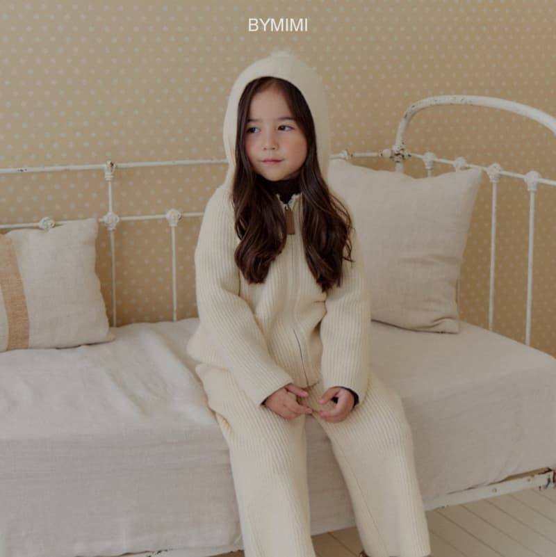 Bymimi - Korean Children Fashion - #stylishchildhood - Thick Knit Set - 4