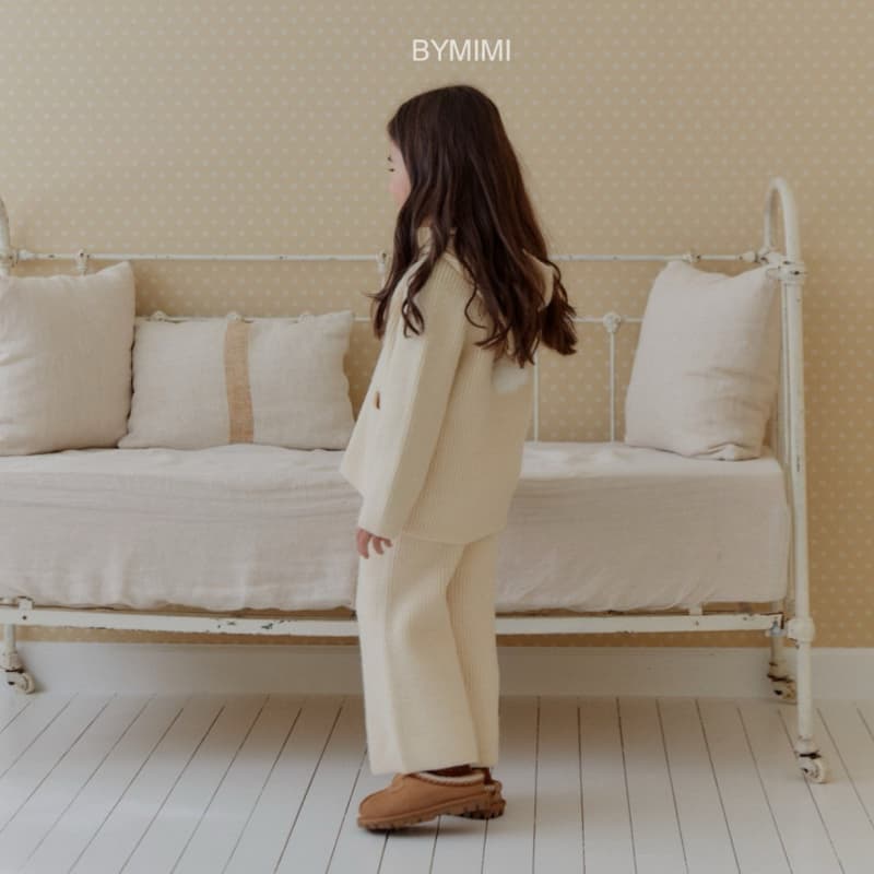 Bymimi - Korean Children Fashion - #kidsshorts - Thick Knit Set - 9