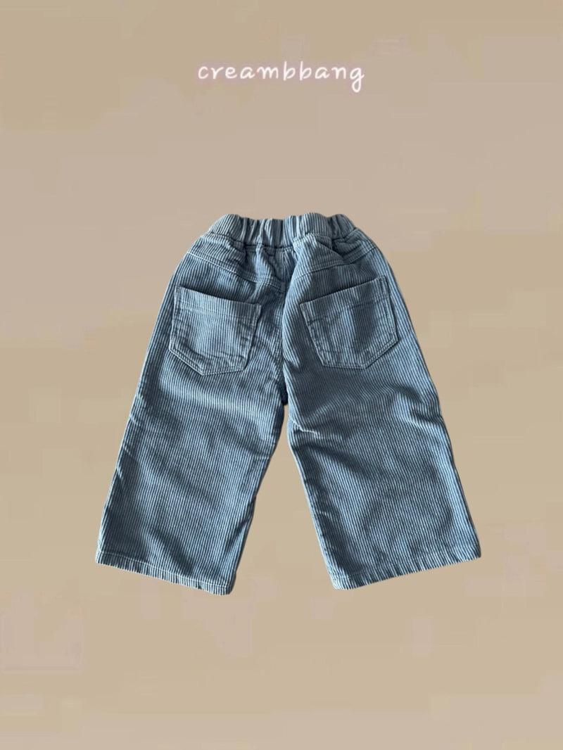 Cream Bbang - Korean Children Fashion - #kidzfashiontrend - Classic Corduroy Wide Pants - 6