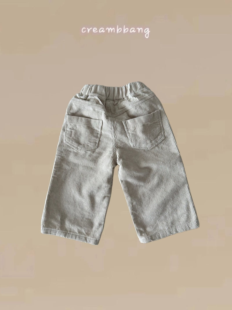 Cream Bbang - Korean Children Fashion - #littlefashionista - Classic Corduroy Wide Pants - 8