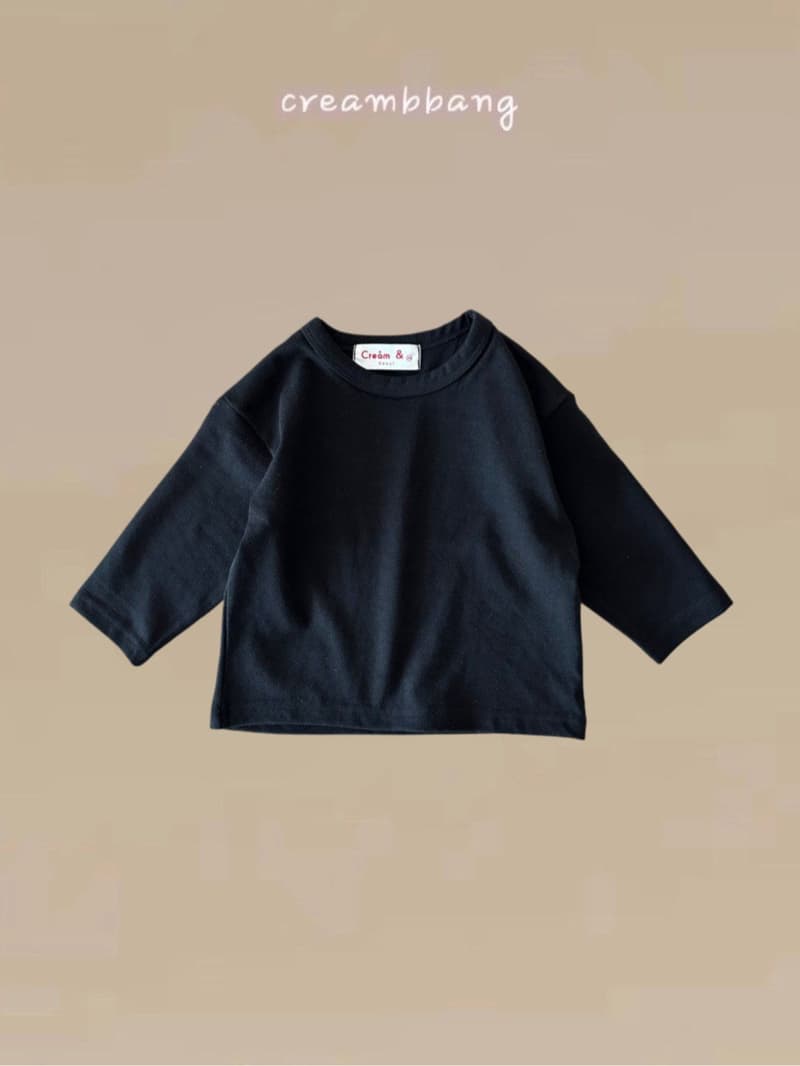 Cream Bbang - Korean Children Fashion - #toddlerclothing - Fleece Washing Tee - 8
