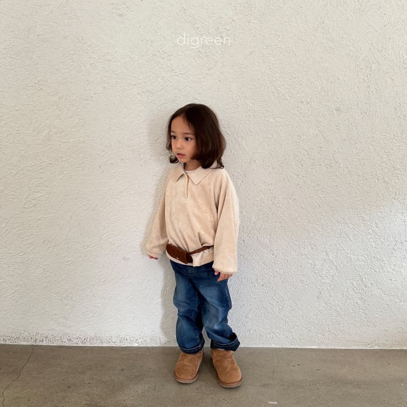 Digreen - Korean Children Fashion - #kidsstore - Cozy Collar Tee - 5