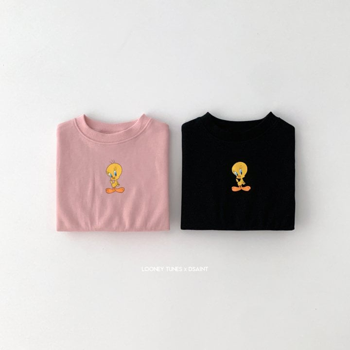 Dsaint - Korean Children Fashion - #childofig - Tweety Crop Sweatshirt - 4