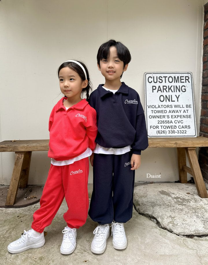 Dsaint - Korean Children Fashion - #designkidswear - Champion Set - 9