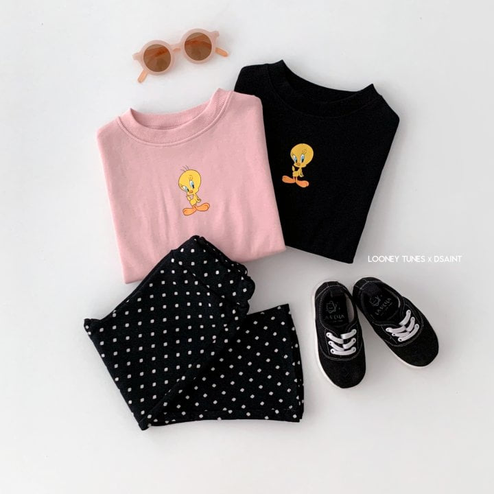 Dsaint - Korean Children Fashion - #discoveringself - Tweety Crop Sweatshirt - 6