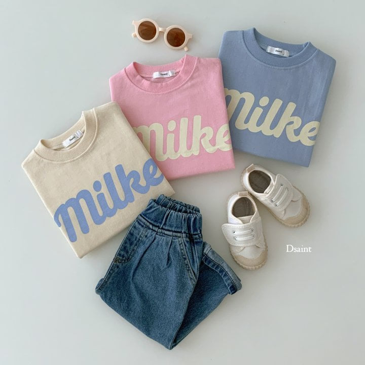 Dsaint - Korean Children Fashion - #discoveringself - Milk Sweatshirt - 5