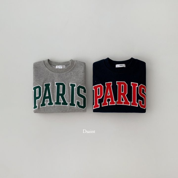 Dsaint - Korean Children Fashion - #kidzfashiontrend - Paris Sweatshirt