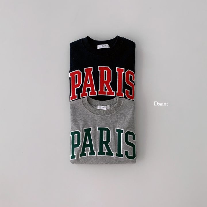 Dsaint - Korean Children Fashion - #littlefashionista - Paris Sweatshirt - 4