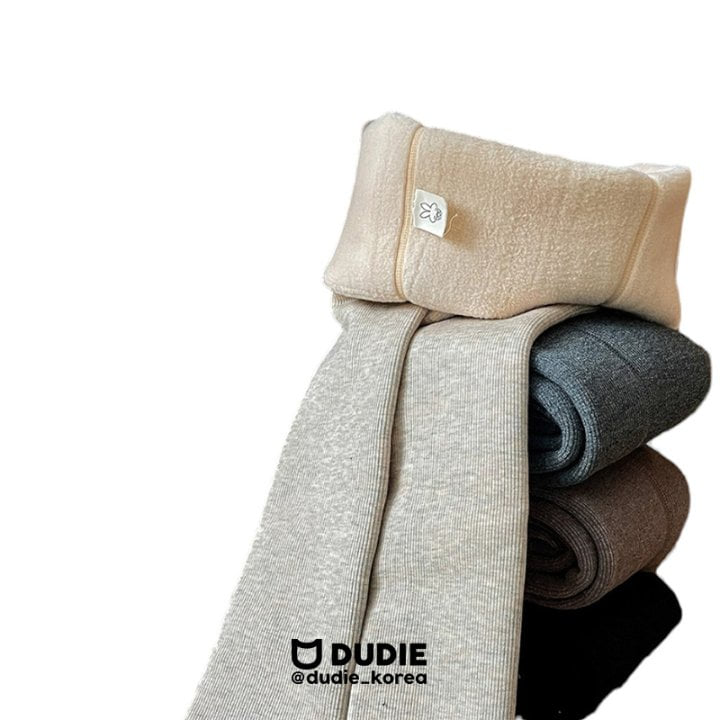 Dudie - Korean Children Fashion - #kidsstore - Fleece Leggings - 4