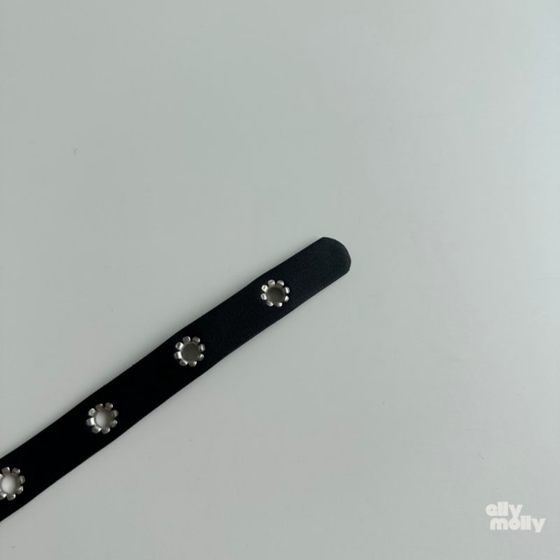 Ellymolly - Korean Children Fashion - #littlefashionista - Flower Hole Belt - 2