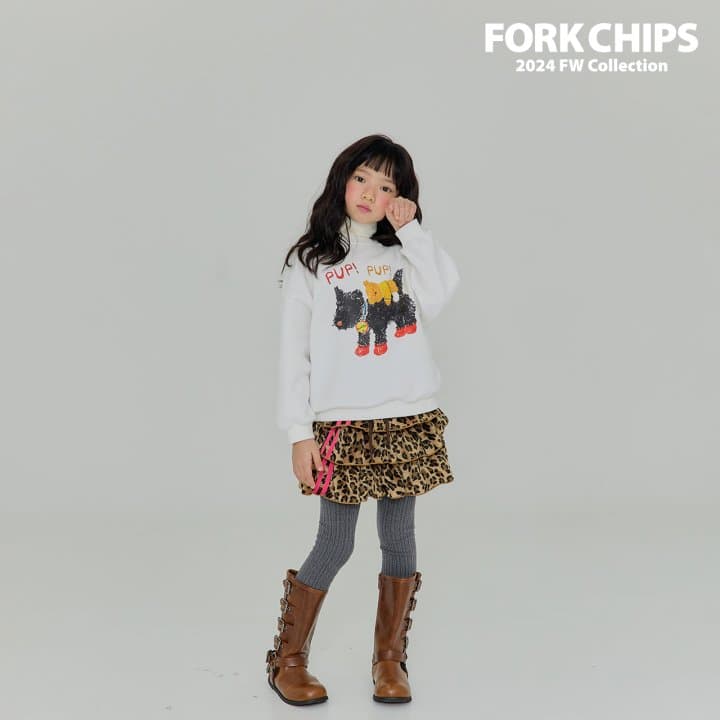 Fork Chips - Korean Children Fashion - #childofig - Puppy Sweatshirt - 3
