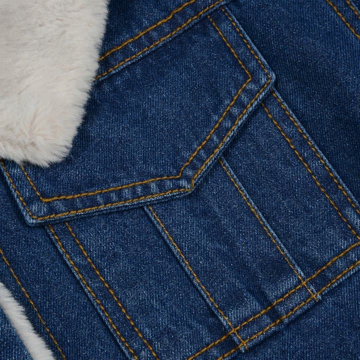 Fork Chips - Korean Children Fashion - #magicofchildhood - Nikki Winter Denim Jacket - 3