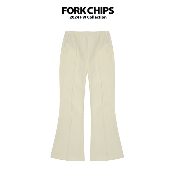 Fork Chips - Korean Children Fashion - #stylishchildhood - Girls Mink Leggings - 2