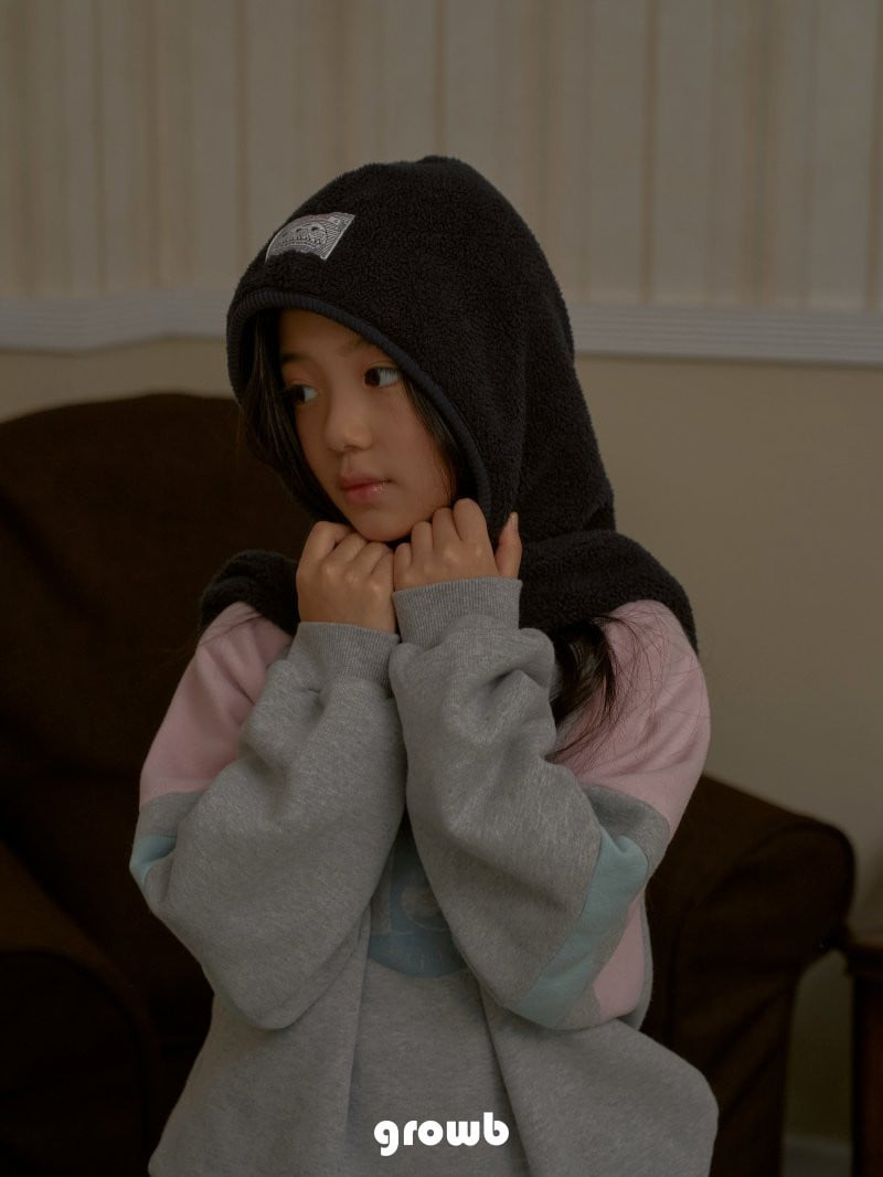 Grow B - Korean Children Fashion - #littlefashionista - Warm Hood Muffler - 8