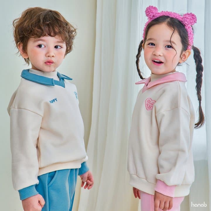 Hanab - Korean Children Fashion - #kidsshorts - V Collar Set - 6