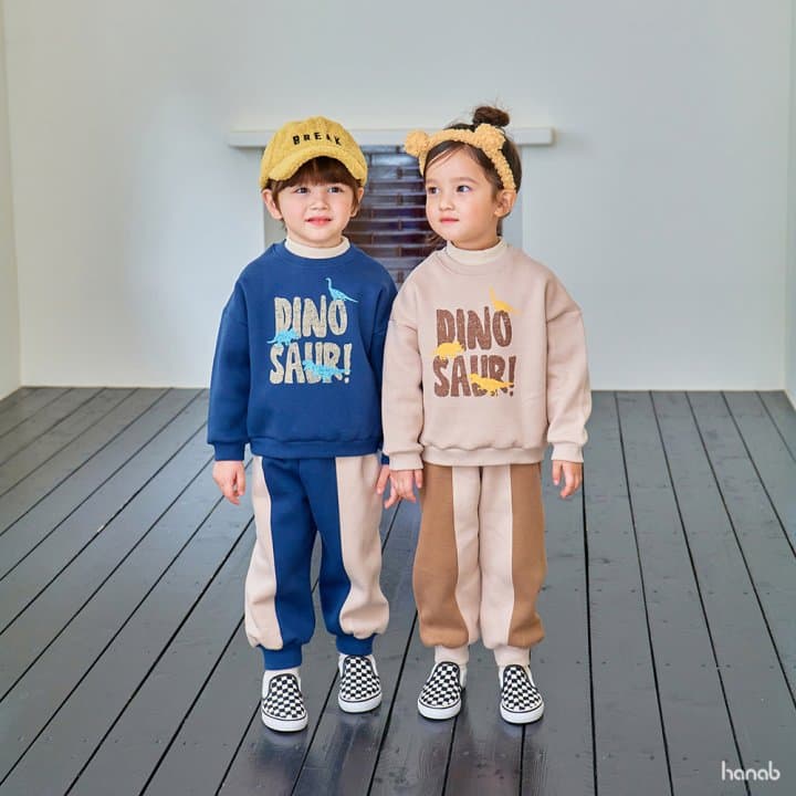 Hanab - Korean Children Fashion - #kidzfashiontrend - Winter Dino Set - 5