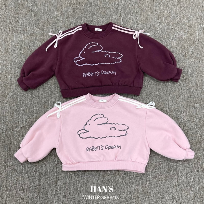 Han's - Korean Children Fashion - #kidsshorts - Rabbit Sweatshirts
