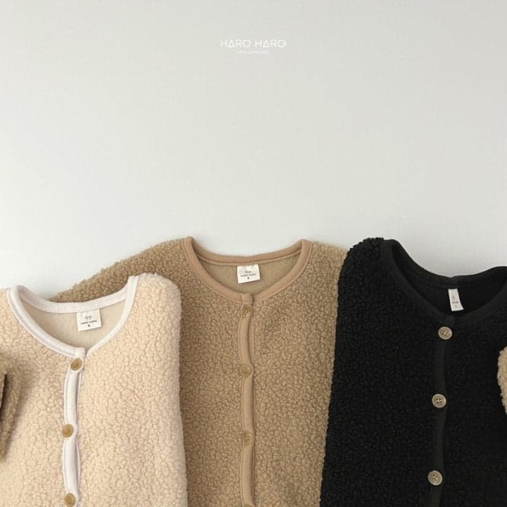 Haro Haro - Korean Children Fashion - #Kfashion4kids - Poodle Dumble Cardigan - 8