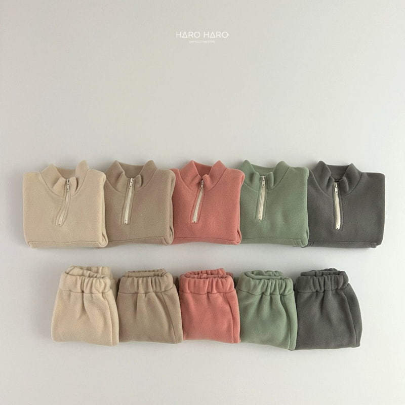 Haro Haro - Korean Children Fashion - #childofig - Fleece Anorak Set - 9
