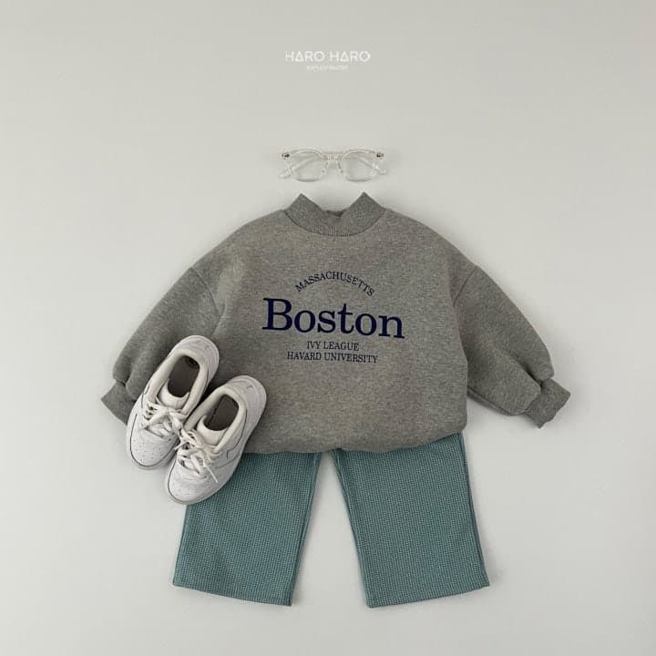 Haro Haro - Korean Children Fashion - #childofig - College Fleece Sweatshirt - 11