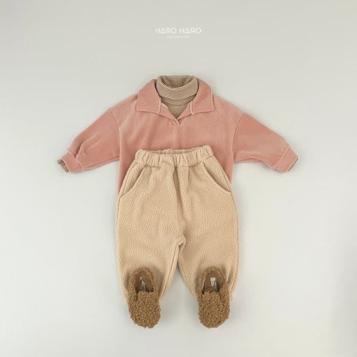 Haro Haro - Korean Children Fashion - #childrensboutique - Custard Collar Sweatshirt - 10