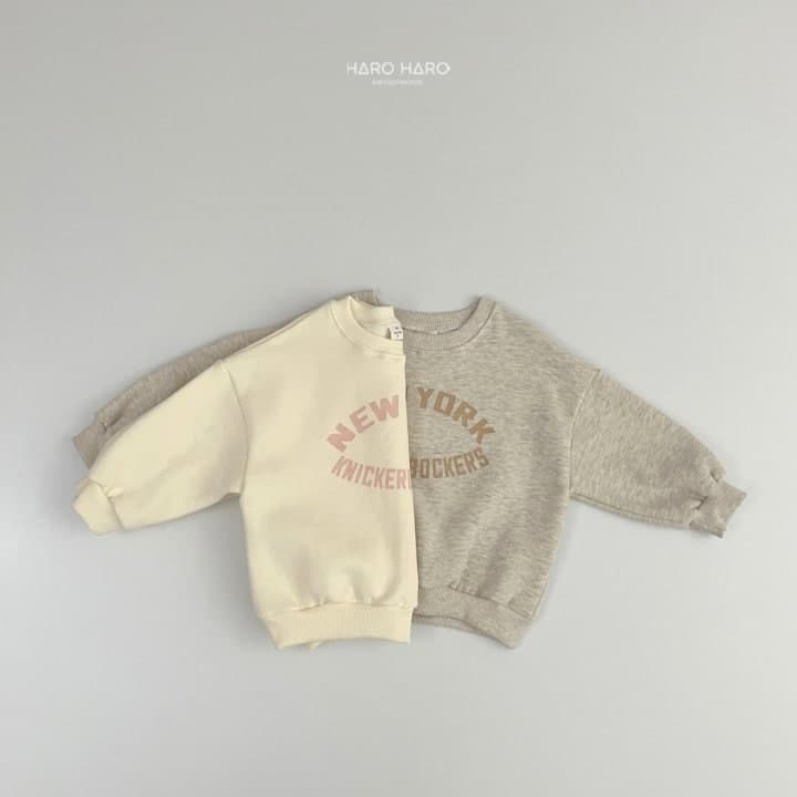 Haro Haro - Korean Children Fashion - #discoveringself - New York Fleece Sweatshirt - 3