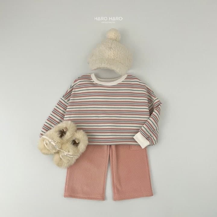 Haro Haro - Korean Children Fashion - #kidsshorts - Mink Rib Wide Cargo Pants - 10