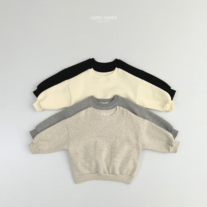 Haro Haro - Korean Children Fashion - #kidsshorts - Daily Fleece Sweatshirt - 4