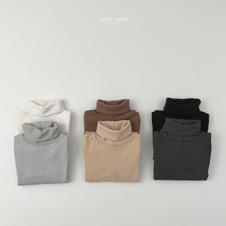 Haro Haro - Korean Children Fashion - #kidzfashiontrend - Chocolat Turtleneck - 7