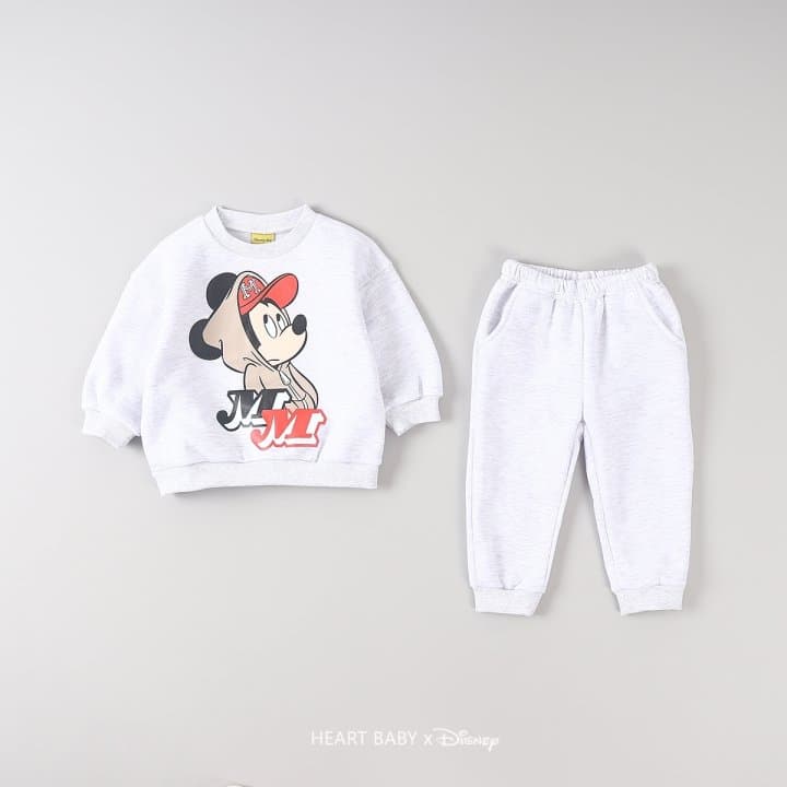 Heart Baby - Korean Children Fashion - #childrensboutique - MM M Brushed Top Bottom Set - 5