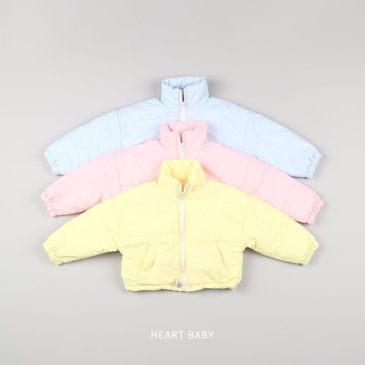 Heart Baby - Korean Children Fashion - #discoveringself - Cotton Candy Padded Jacket
