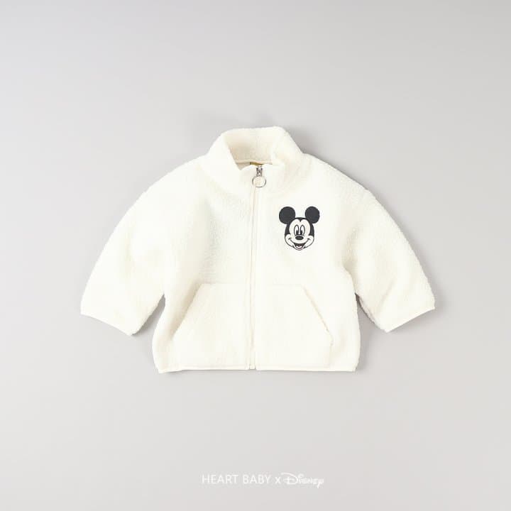 Heart Baby - Korean Children Fashion - #kidsstore - M Fleece Jacket - 3