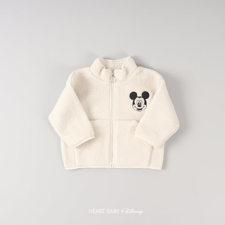 Heart Baby - Korean Children Fashion - #minifashionista - M Fleece Jacket - 8