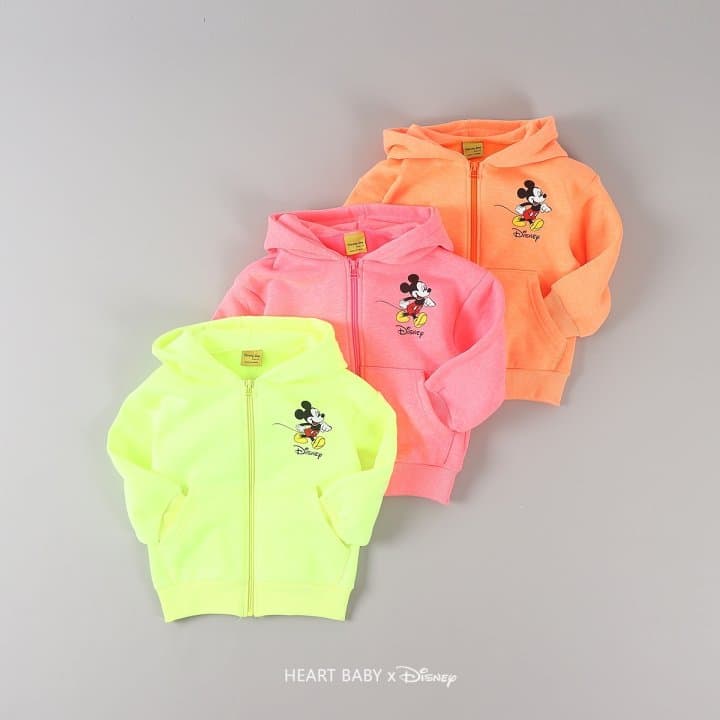 Heart Baby - Korean Children Fashion - #todddlerfashion - M Brushed Hooded Jacket - 3