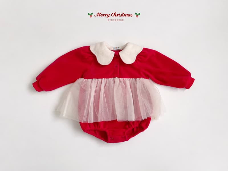 Hi Byebebe - Korean Baby Fashion - #babyfashion - Merry Fairy Bodysuit - Red - 10