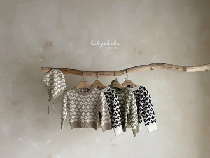 Hi Byebebe - Korean Baby Fashion - #babylifestyle - Jagguard Knit Set - 9