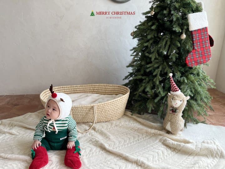 Hi Byebebe - Korean Children Fashion - #childofig - Bebe Santa Stripe Pajamas - 6