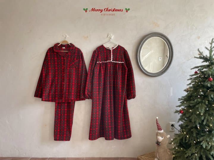Hi Byebebe - Korean Women Fashion - #momslook - Mom Merry Pajamas One-piece - 9