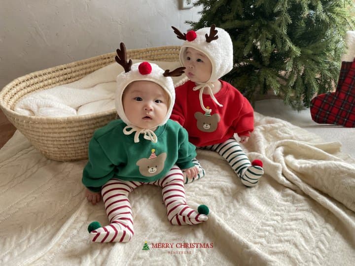 Hi Byebebe - Korean Women Fashion - #womensfashion - Mom Dad Baby Bear Christmas Sweatshirts - 8